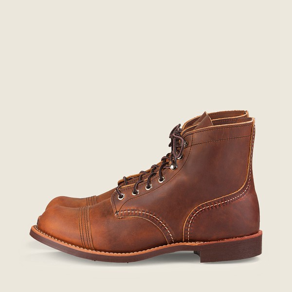 Red Wing Heritage Boots Iron Ranger - 6-Inchr Rough & Tough Læder - Brune - Herre 9082-WJZBK